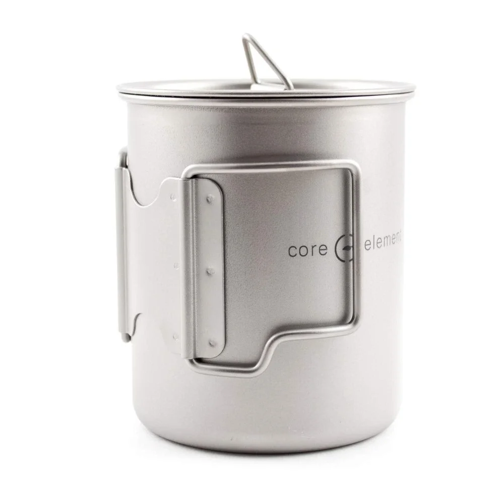 2-PACK 100% Titanium Cookware Set Mug 15oz 450ml + 25oz 750ml Cup Mug Ultralight